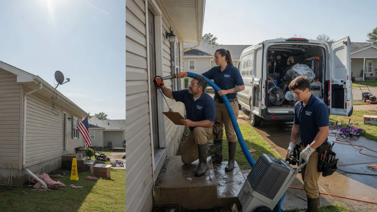 Ceiling Water Damage Restoration in Mcneil, AR near me